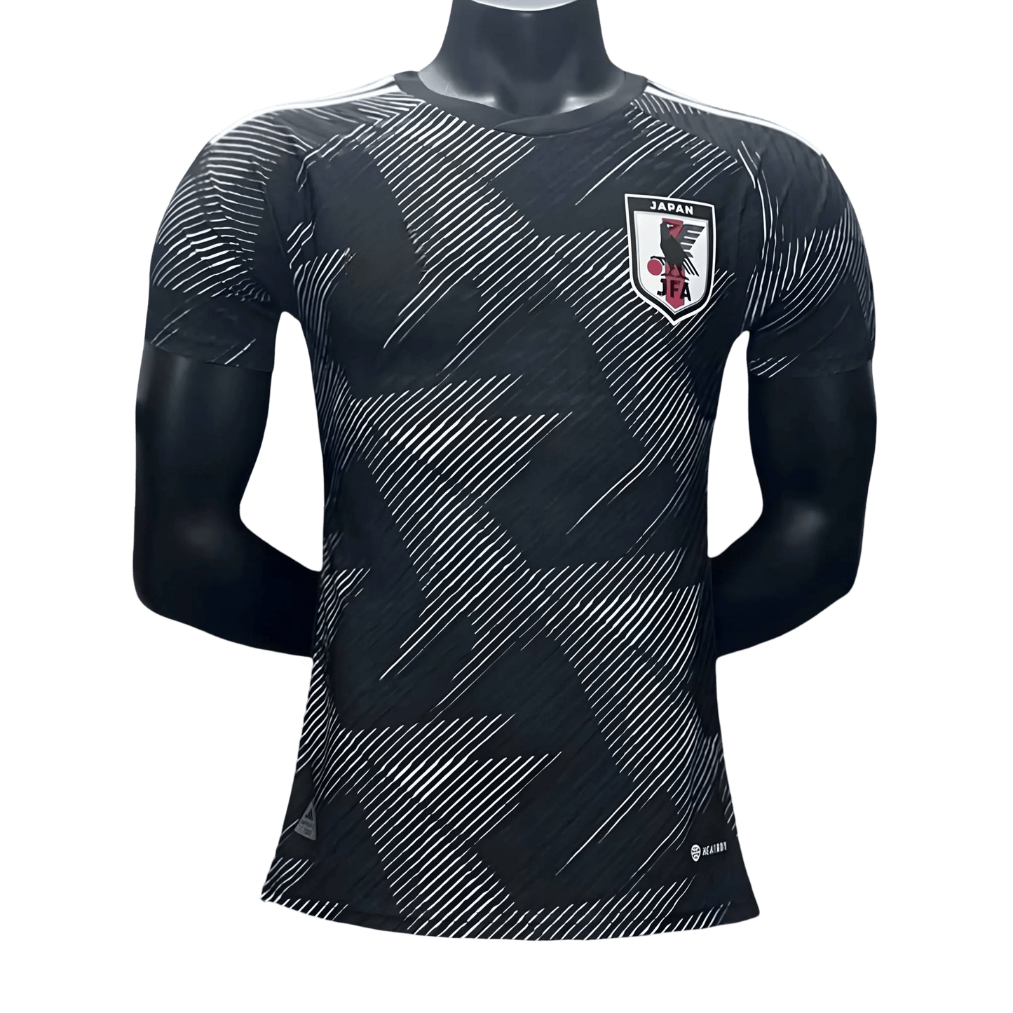 Japan BLACK Jersey Player Edition front view – NipponKits