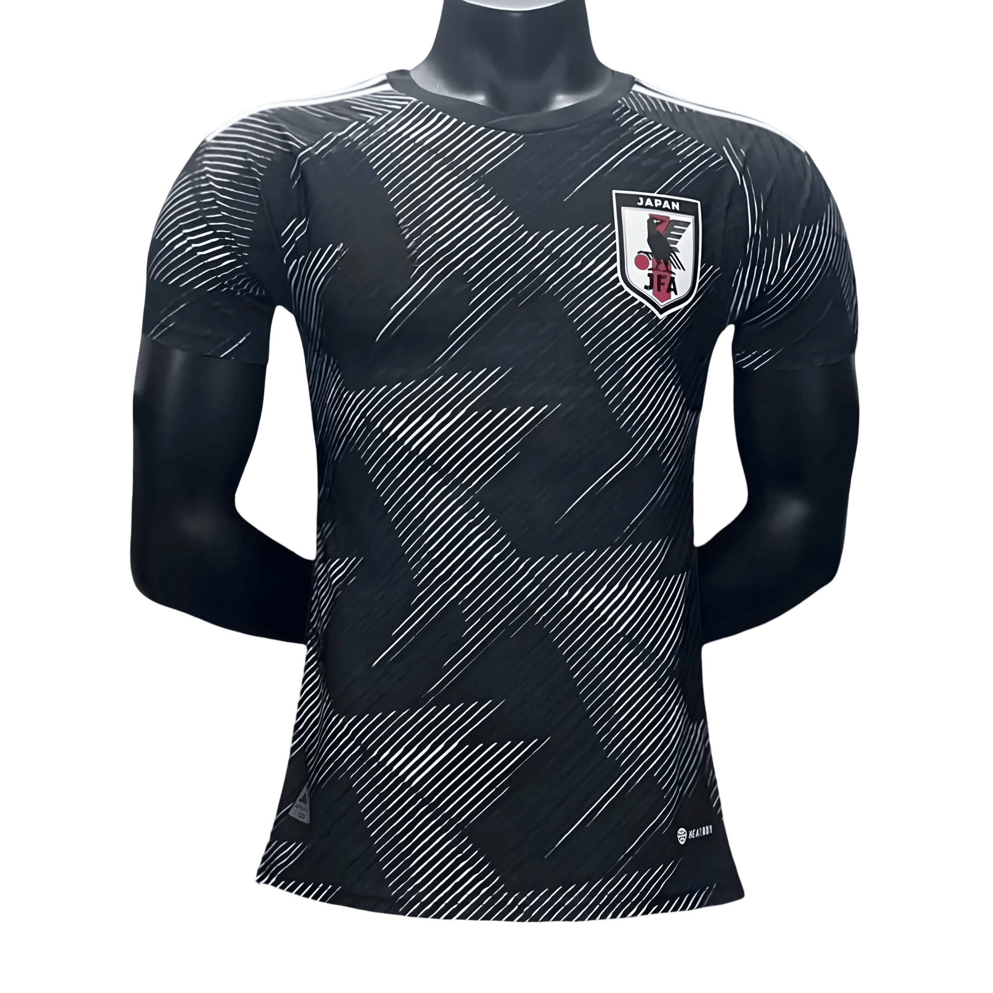 Japan BLACK Jersey Player Edition front view – NipponKits