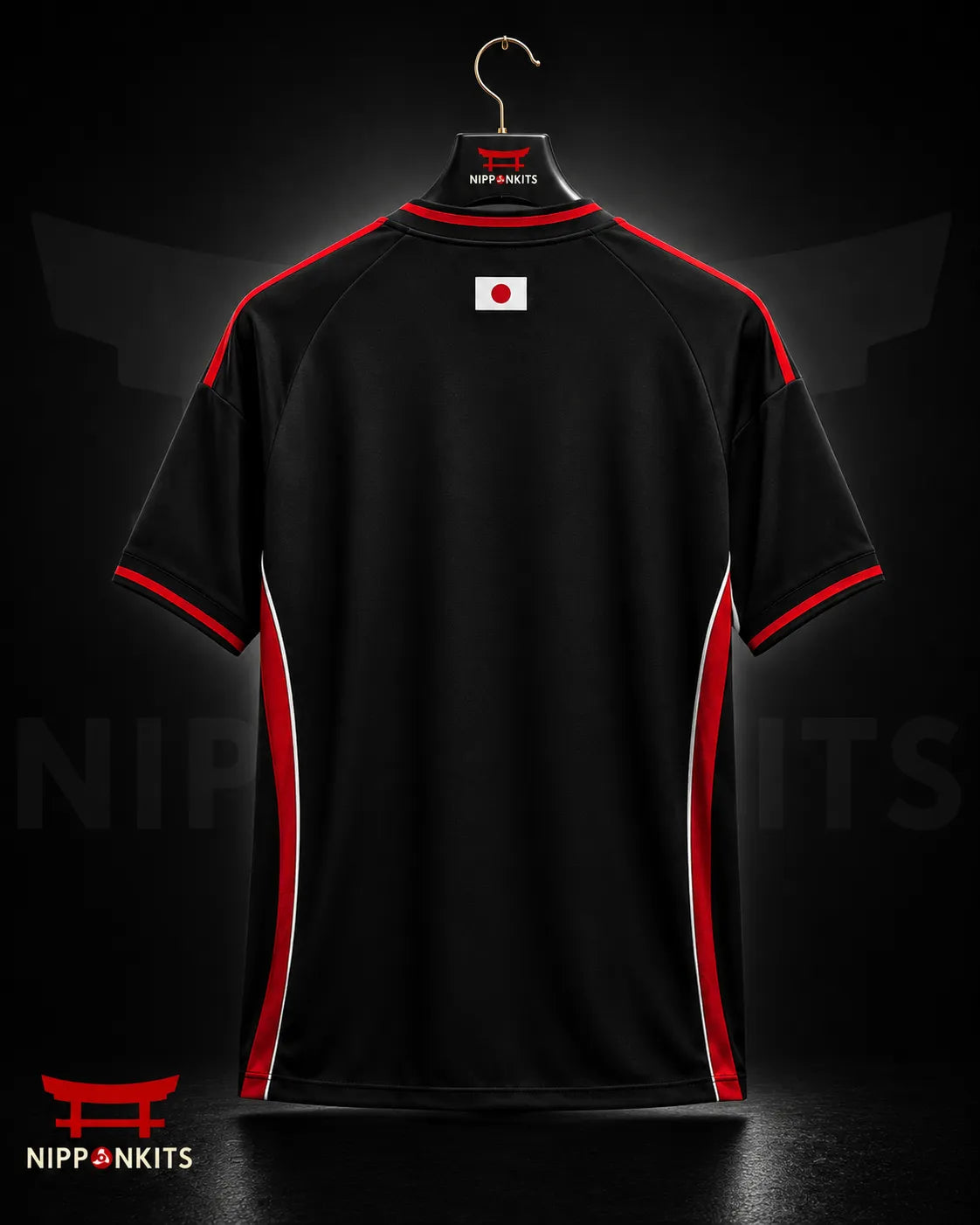 Japan Black Waves Football Jersey