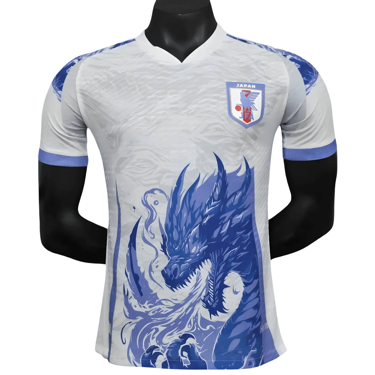 Japan Blue DRAGON White Jersey front view – NipponKits

