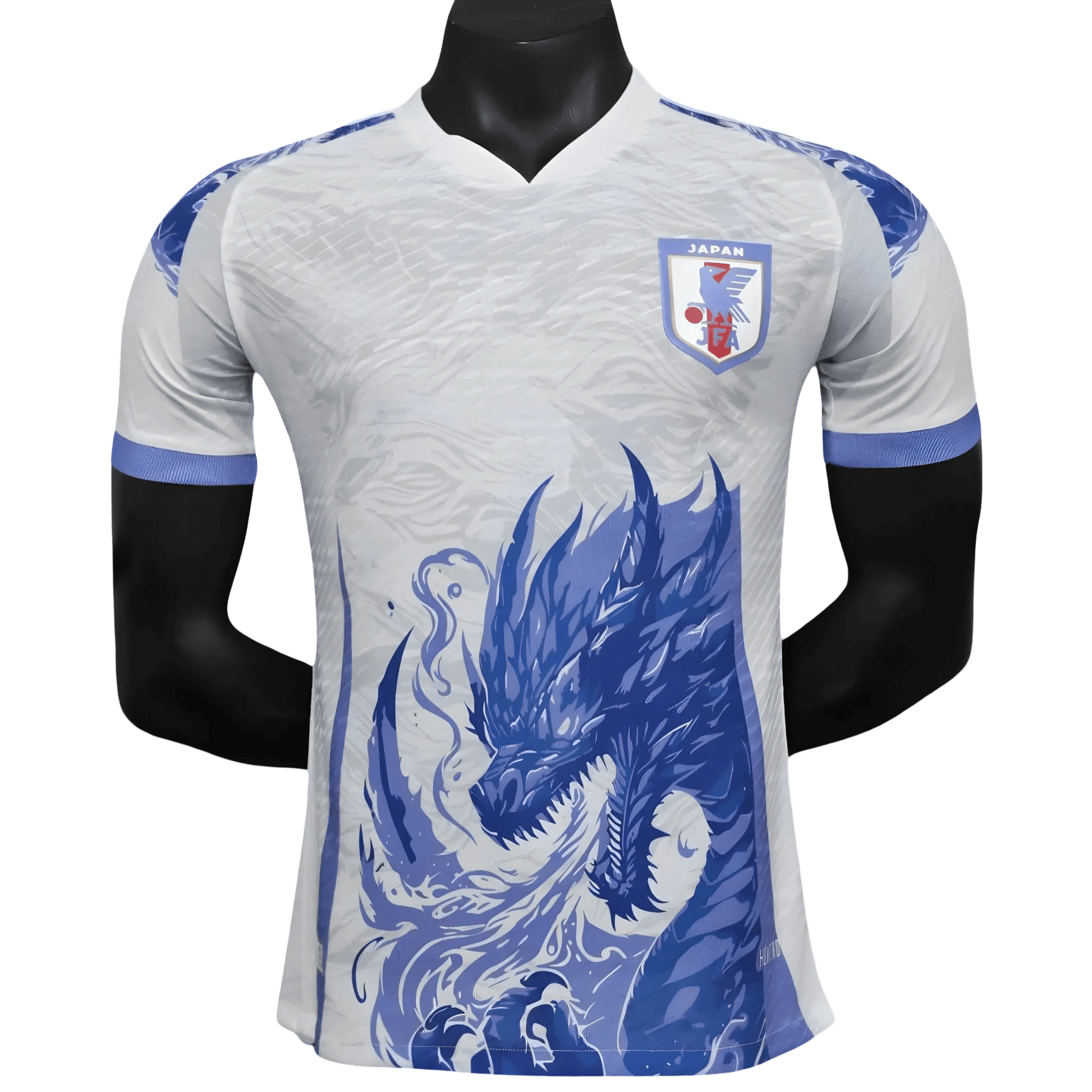 Japan Blue DRAGON White Jersey front view – NipponKits

