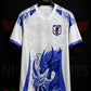 Japan Blue Dragon White Jersey