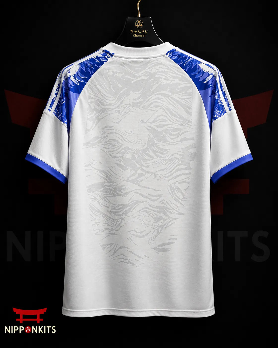 Japan Blue Dragon White Jersey