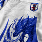 Japan Blue Dragon White Jersey