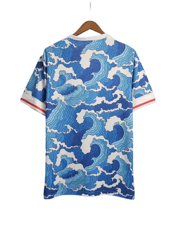 Blue Hokusai Japan Football Kit by NipponKits

