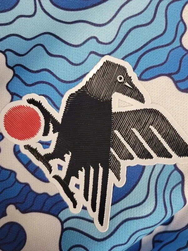 Japan Anime Soccer Jersey Blue Hokusai by NipponKits