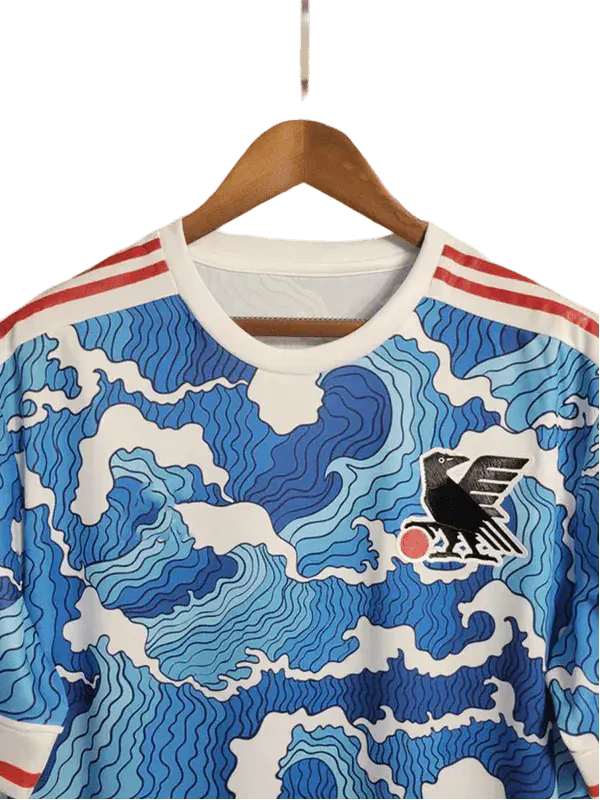 Japan Football Kit Blue Hokusai Edition by NipponKits