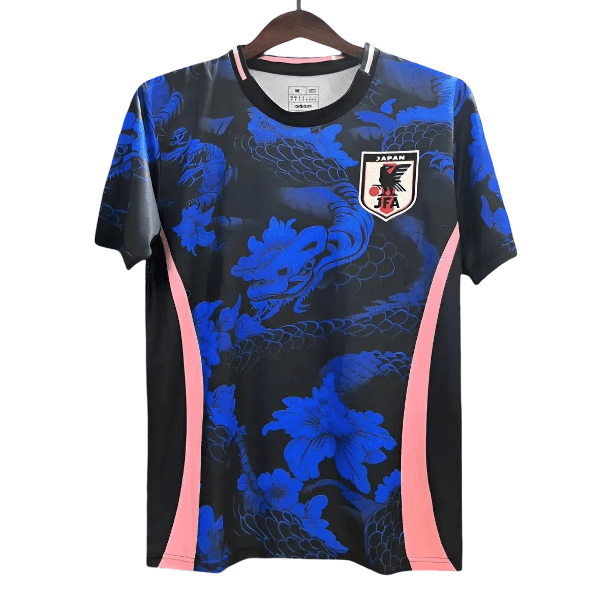 Japan Blue SNAKE Jersey Special Edition with snake-scale graphics deep blue base sleeves concept football kit