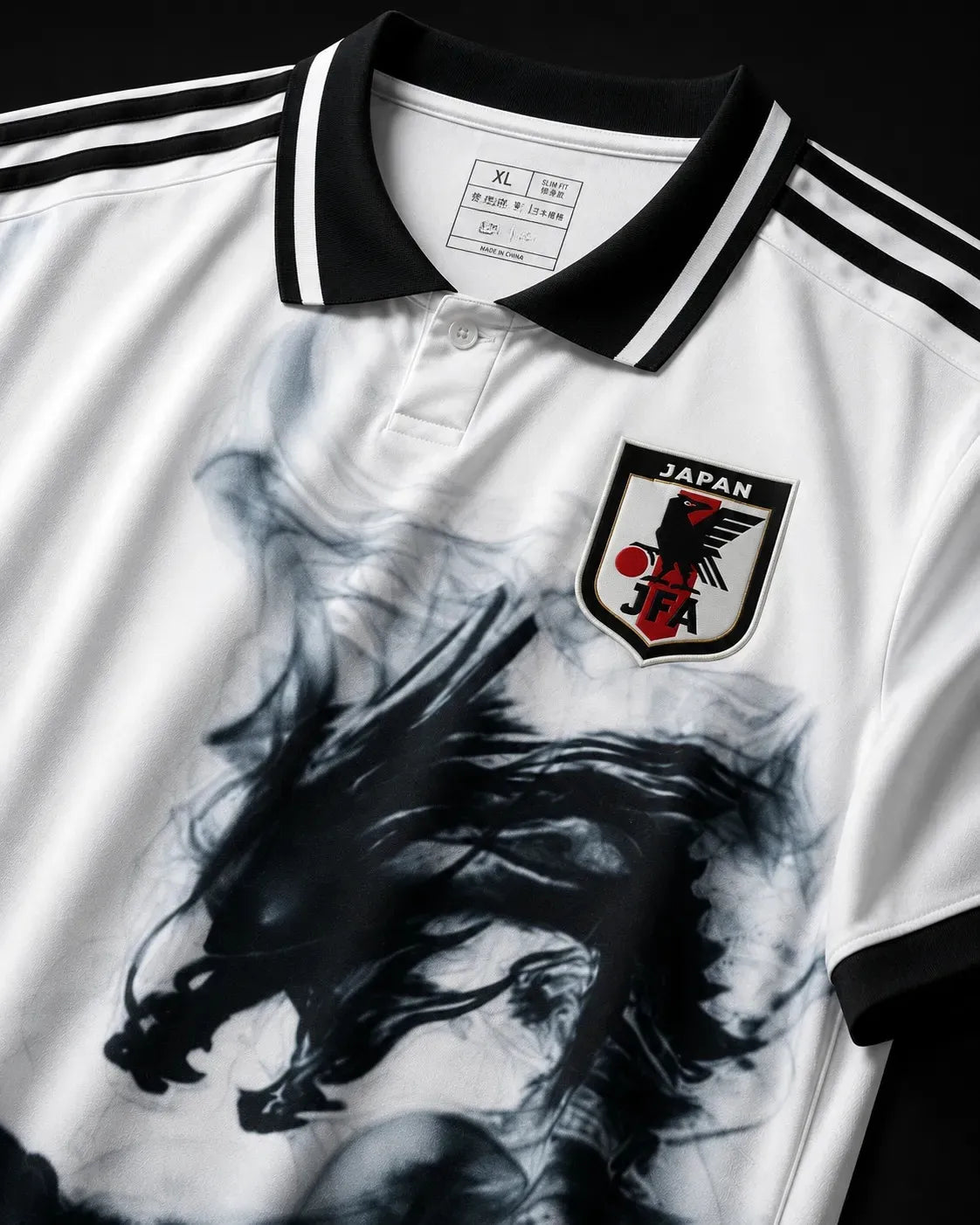 Japan Chinese Dragon White Jersey