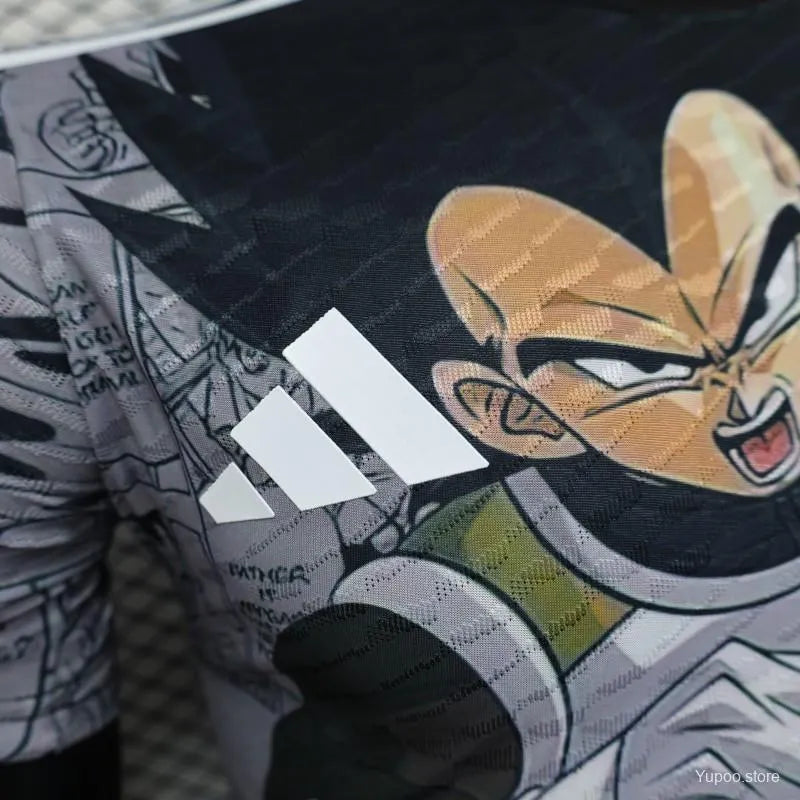 Back of Japan Anime Jersey DBZ Vegeta Grey – NipponKits