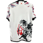 Japan anime football shirt featuring Tanjiro Kamado flame design