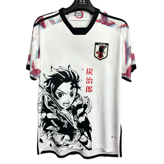 Japan Demon Slayer Tanjiro Football Jersey 2025 Hinokami Edition – front view