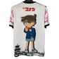 Anime Japan football shirt featuring Detective Conan and cherry blossom design