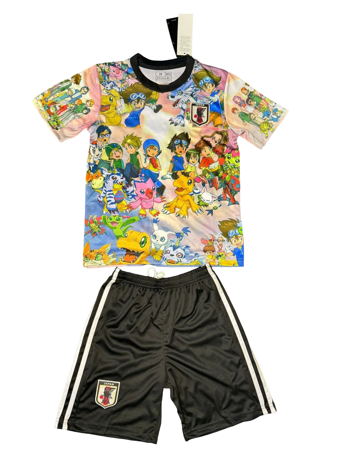 Japan Digimon Adventure Kids Soccer Jersey front view