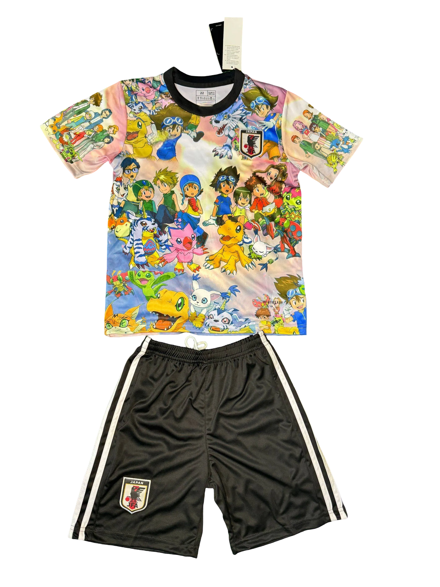 Japan Digimon Adventure Kids Soccer Jersey front view