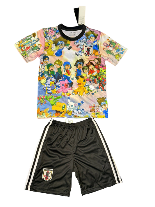 Japan Digimon Adventure Kids Soccer Jersey front view