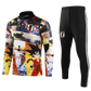 Japan dragon ball jacket zip goku multi-color patchwork
