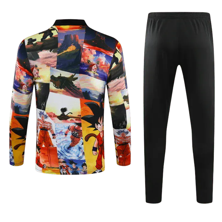 Dragon ball goku patchwork jacket japan anime streetwear
