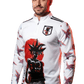 Japan dragon ball goku white tracksuit zip hero warrior design
