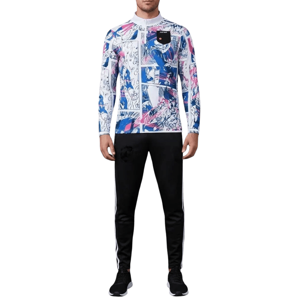 Vegeta jacket japan dragon ball blue pink manga character
