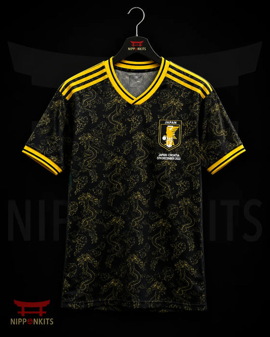 Japan Dragon Black Gold Jersey