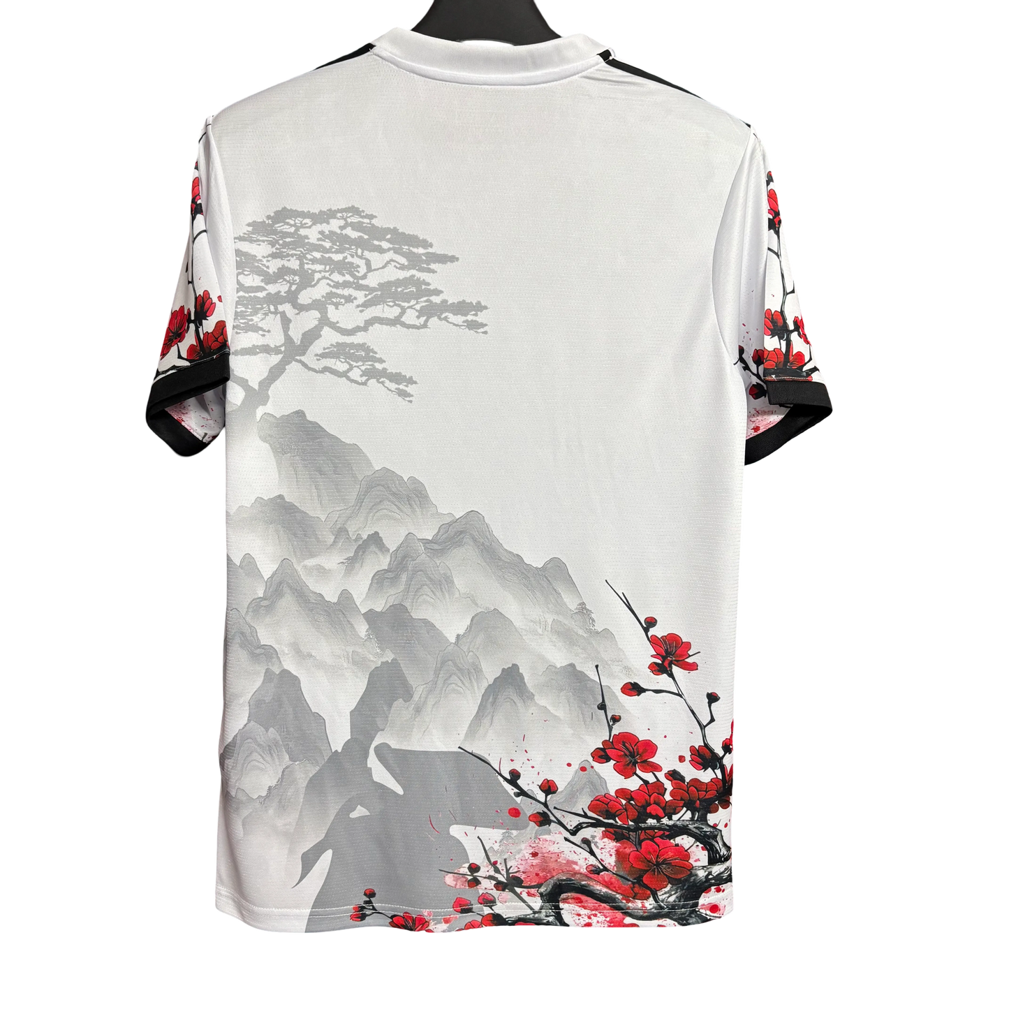 Japan soccer jersey dragon warrior cherry blossom front design