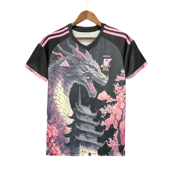 Japan sakura dragon kit pink black cherry blossoms dragon pagoda traditional artwork NIPPONKITS Store