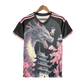 Japan dragon jersey black base with pink blossom artwork front design