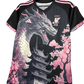 Japan Dragon Jersey Pink and Black Edition Front View at Nipponkits