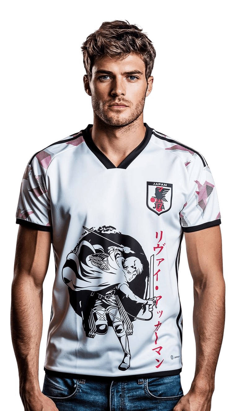 Japan Eren Jäger Jersey - Attack On Titan Anime Jersey