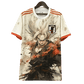 Japan Goku beige jersey with artistic Super Saiyan design and JFA logo by NipponKits Store