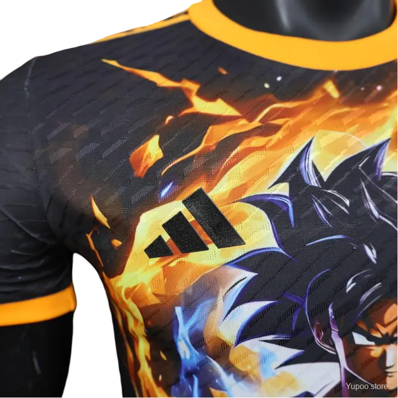 Japan Anime Soccer Jersey Goku DBZ Black – NipponKits edition