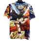 Back view of Japan Goku Evolution Jersey – showcasing Super Saiyan evolution design by Nipponkits