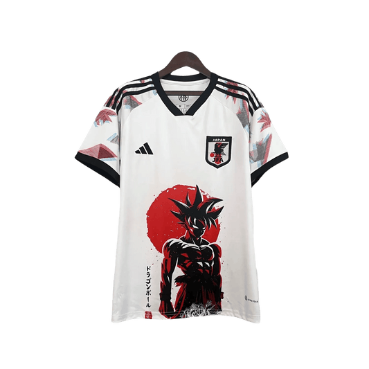 Japan Goku White Jersey Font