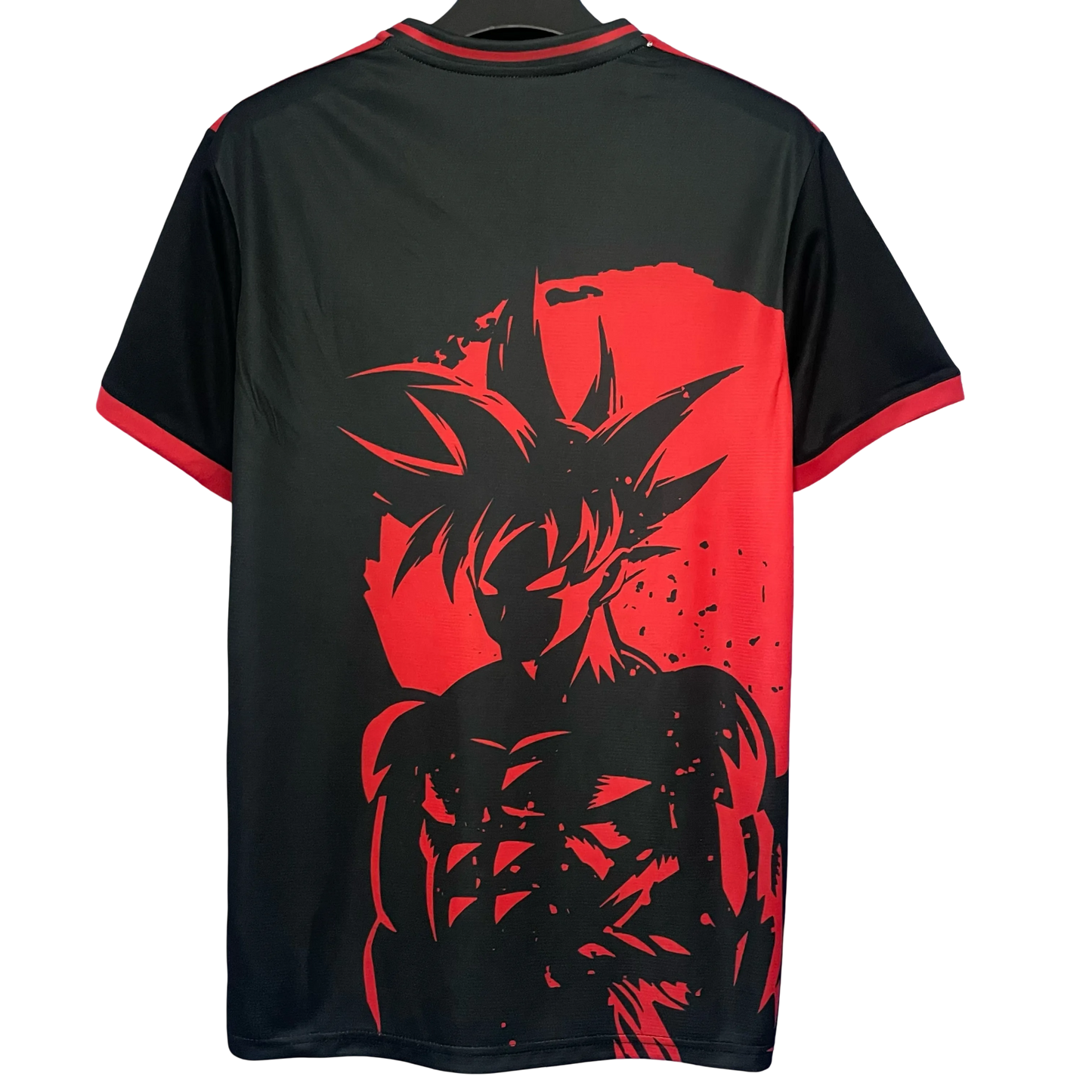 japan anime football shirt black red