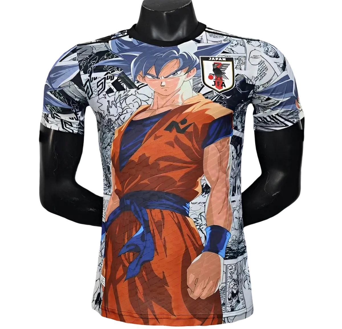 Japan Goku White DBZ Jersey front view by NipponKits