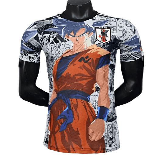 Japan Goku White DBZ Jersey front view by NipponKits
