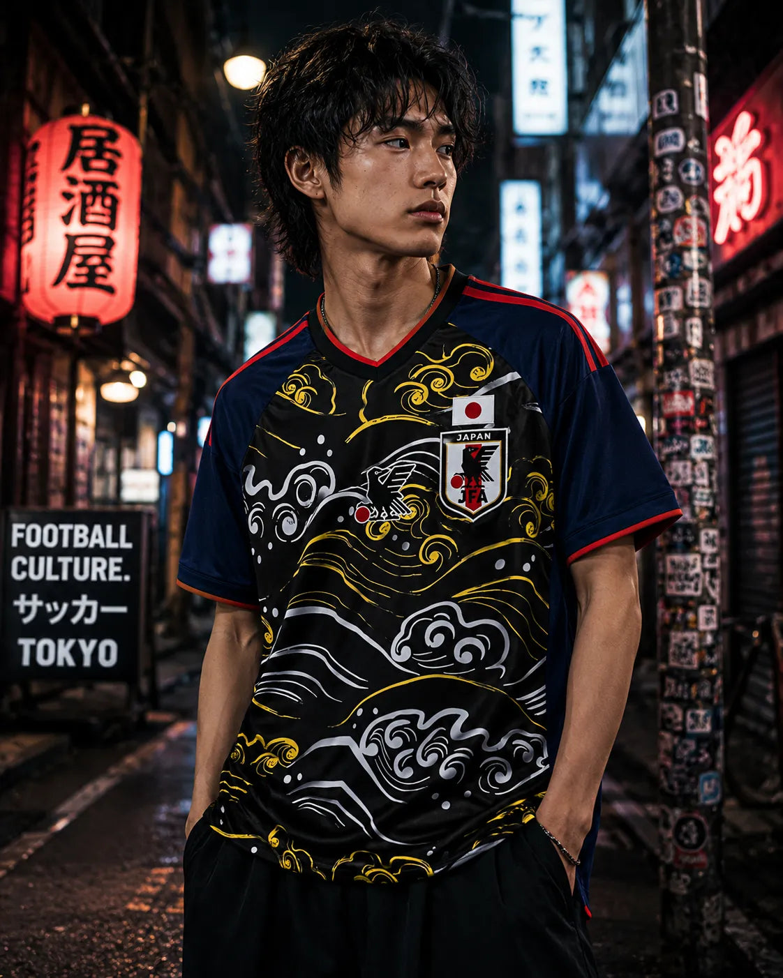Japan Golden Seigaiha Jersey