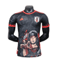 Itachi Black Jersey with Akatsuki red clouds and blood effects representing criminal organization sacrifice by NipponKits