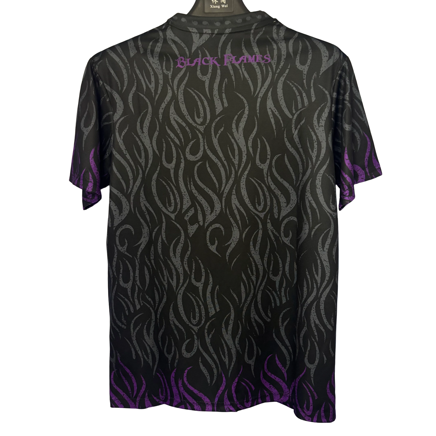 Japan Naruto anime football shirt featuring Itachi Uchiha and Amaterasu pattern