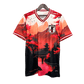 Japan KYOTO RED Jersey Ancient Capital Special Edition with traditional brushstroke art temple red base gold detailing