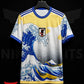 Japan Kanagawa Gold White Jersey