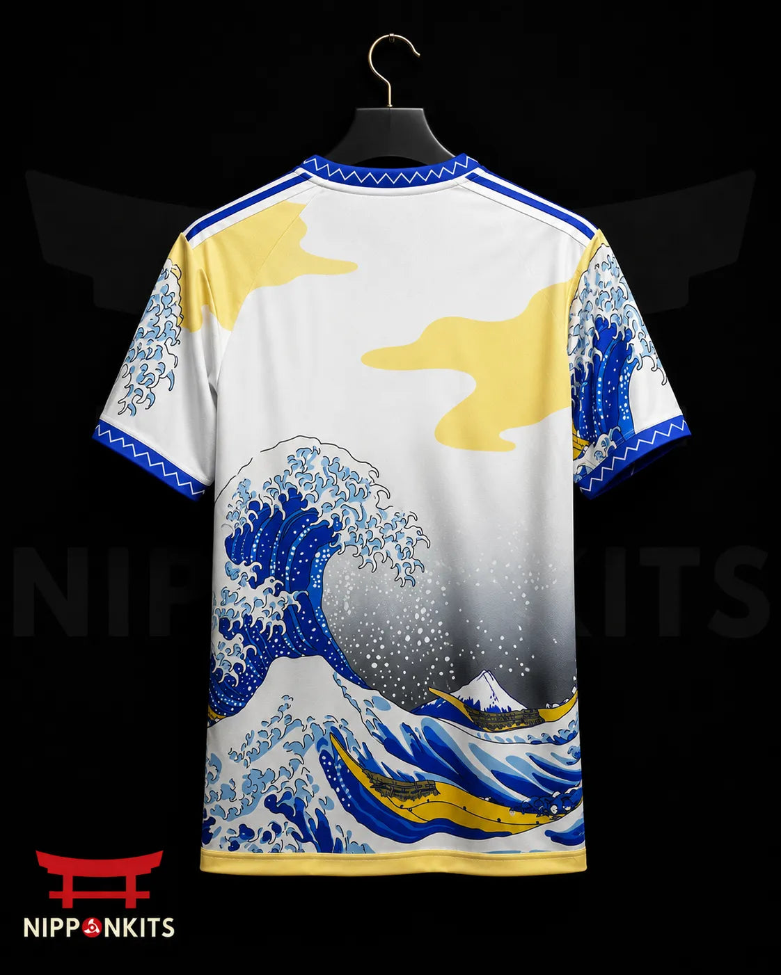 Japan Kanagawa Gold White Jersey
