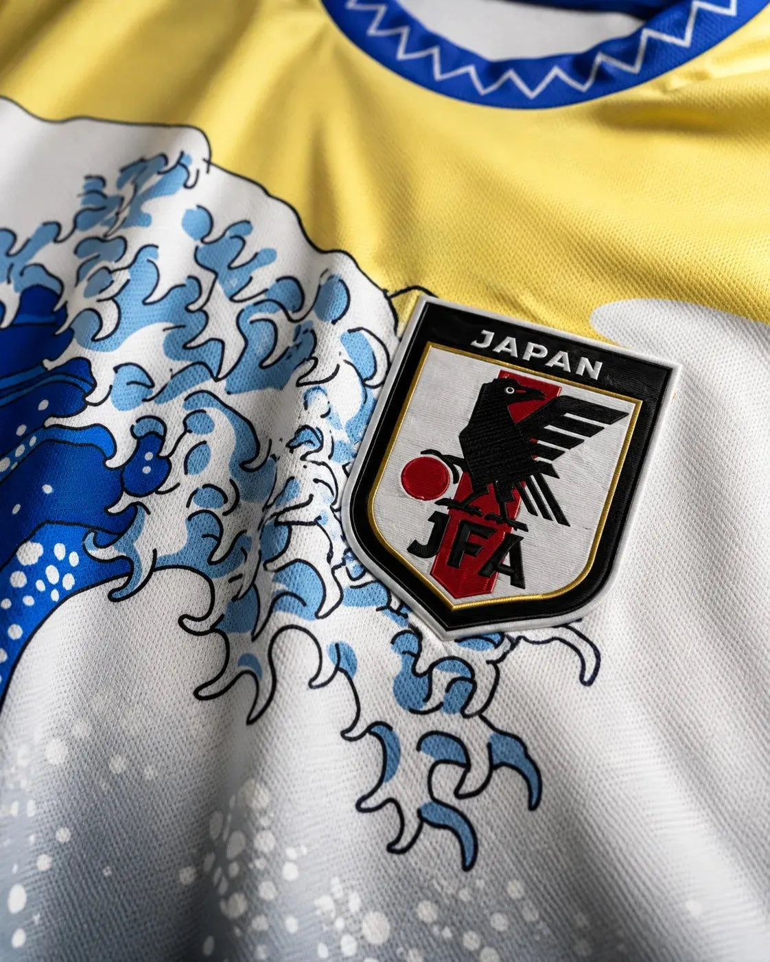 Japan Kanagawa Gold White Jersey