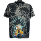 Kid Goku anime design on Japan dragon soccer jersey