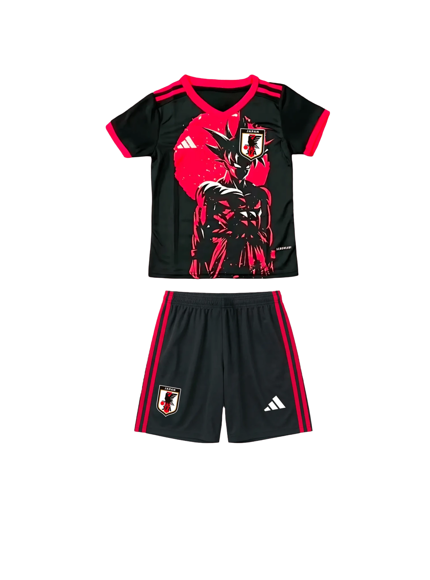 Japan Kids Goku Black Jersey Front