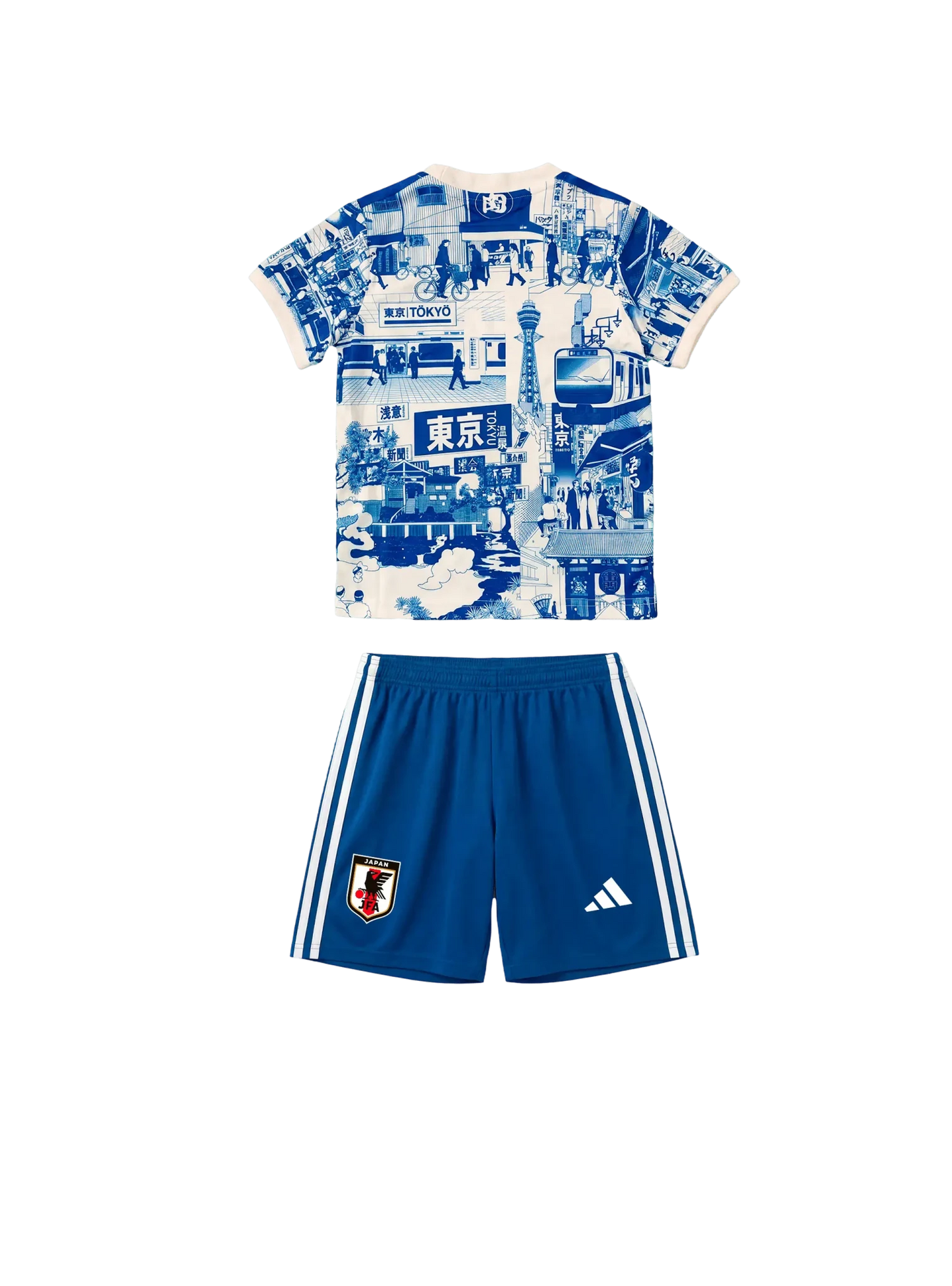 Japan Tokyo Kids Football Kit – Blue Edition back