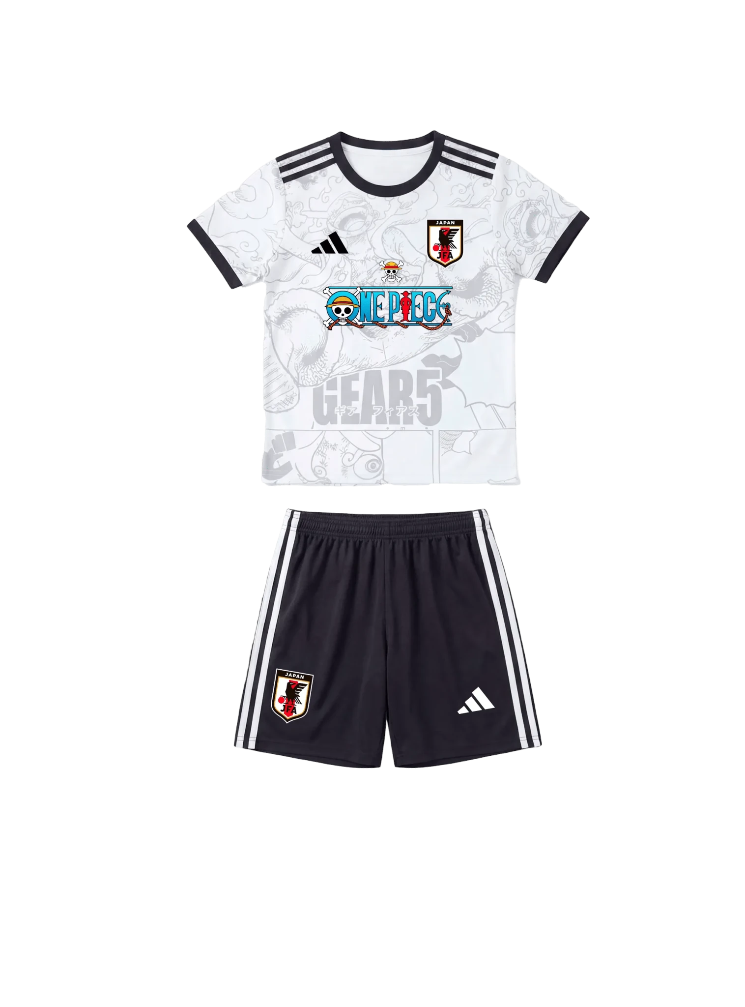 Japan Kids One Piece Jersey – Gear 5 Football Kit Front