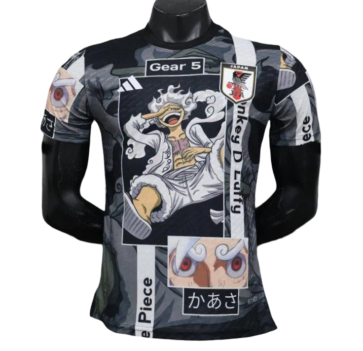 Luffy Gear 5 Japan Anime Soccer Jersey front view – NipponKits