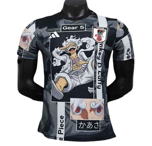 Luffy Gear 5 Japan Anime Soccer Jersey front view – NipponKits